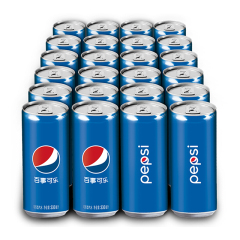 百事可乐 Pepsi 细长罐 330ml*24罐/箱 整箱