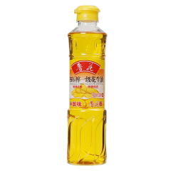 鲁花 食用油 5S 物理压榨 压榨一级 花生油 500ml/瓶 散装