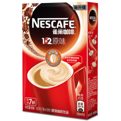 雀巢（Nestle）咖啡 速溶 1+2 原味 冲调饮品 7条105g 散装