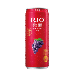 RIO锐澳3度微醺葡萄口味330ml单罐果酒洋酒预调鸡尾酒 散装