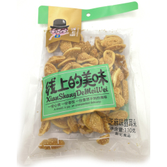 线上猫 休闲零食 线上的美味 袋装芝麻味猫耳朵 110g/袋