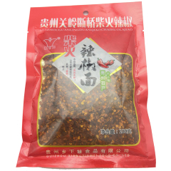 乡下妹食品 调味料 柴火辣椒面 贵州关岭断桥柴火辣椒 100g/包