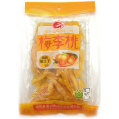 港洲食品 休闲零食 果干 梅李桃品味地瓜干 102g/袋