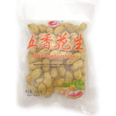 港洲食品 休闲零食 五香花生 152g/包